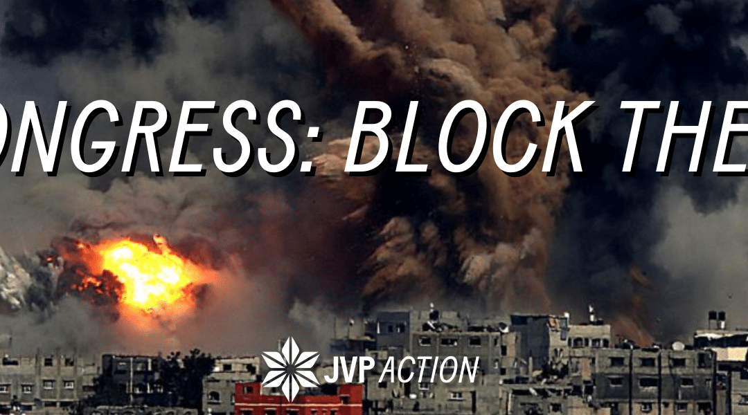 Tell Congress: Support the Block the bombs act.